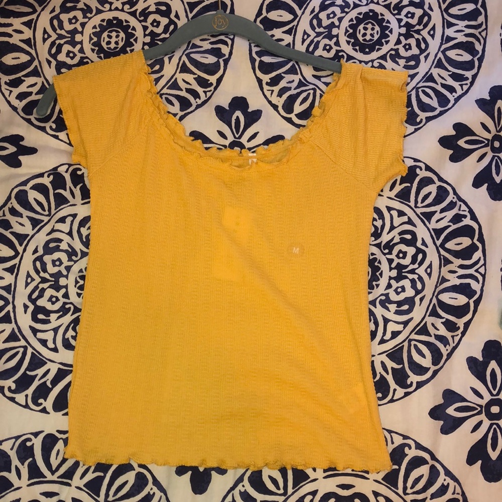 Me to We Yellow Top